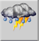 Nearby thunderstorm, Clear