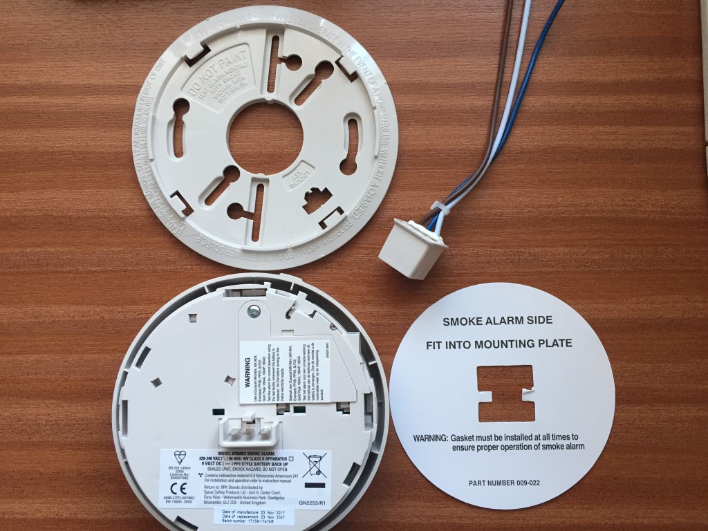 Mains Powered Smoke Alarm Wiring Diagram - MSWEE3