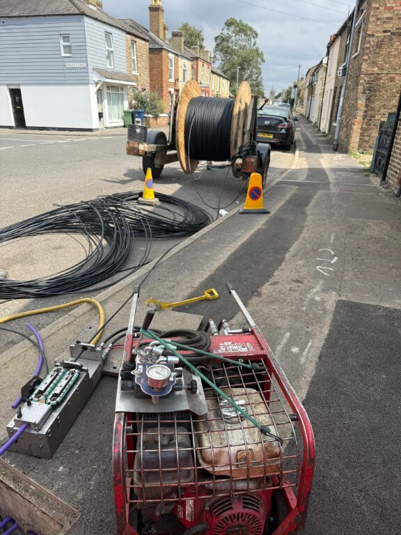 cityfibre fibre blowing