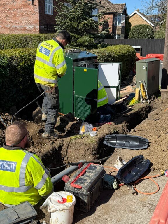 electricity supply installation